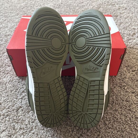 Nike Dunk Low White Medium Olive DD1503-120 Women’s Size 8.5 Shoes Sneaker - Picture 8 of 8